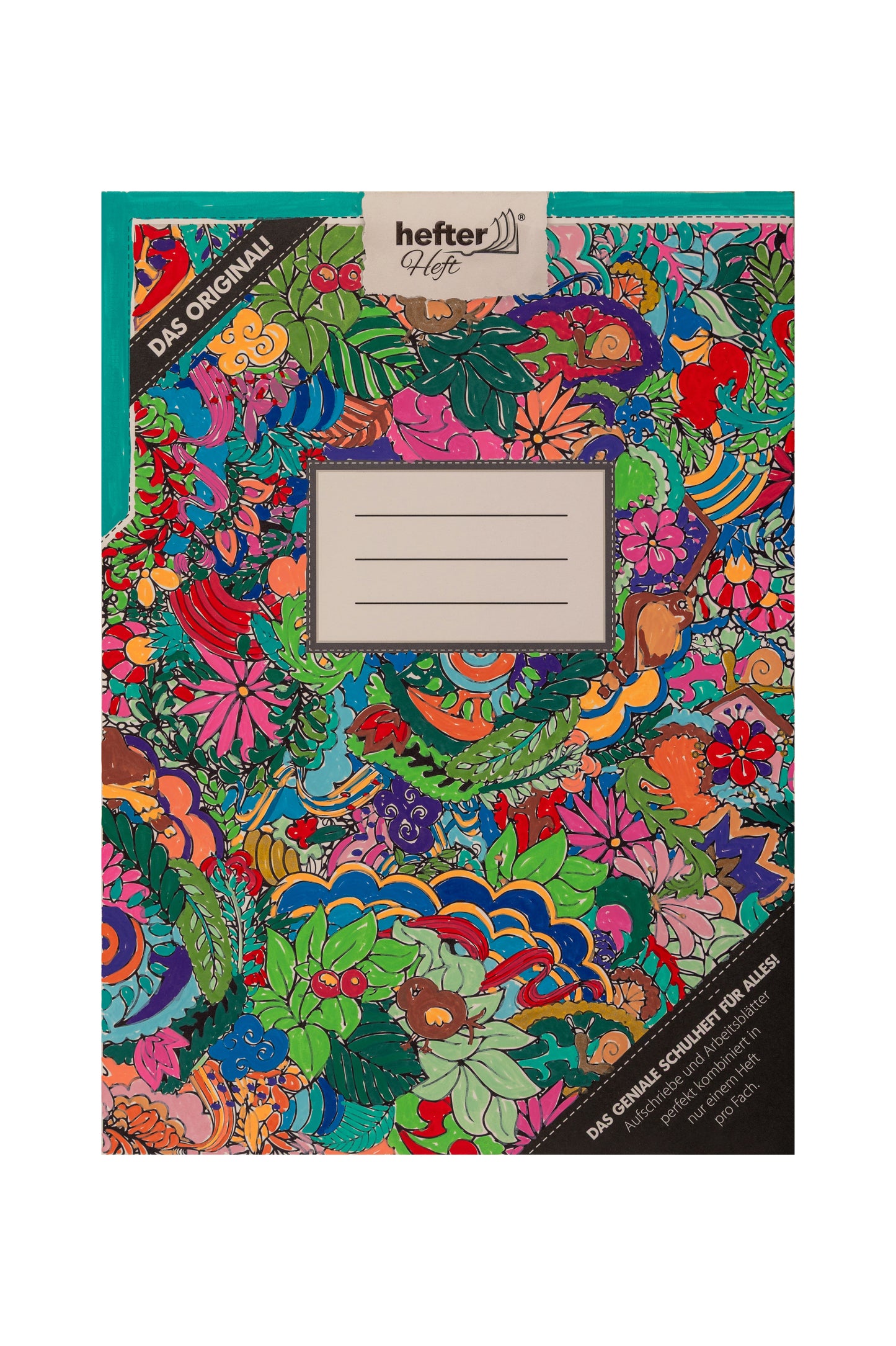 Hefterheft "Flowers" | Kariert | 350g/m²